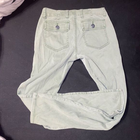 Anthropologie CAbi 🐾 Green Quest Cord Mid-Rise Classic Skinny Jeans Pants Sz 4 - Picture 5 of 8